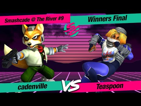 Smashcade @ The River #9 - SSBM - WF - cadenville (Fox) VS Teaspoon (Sheik)