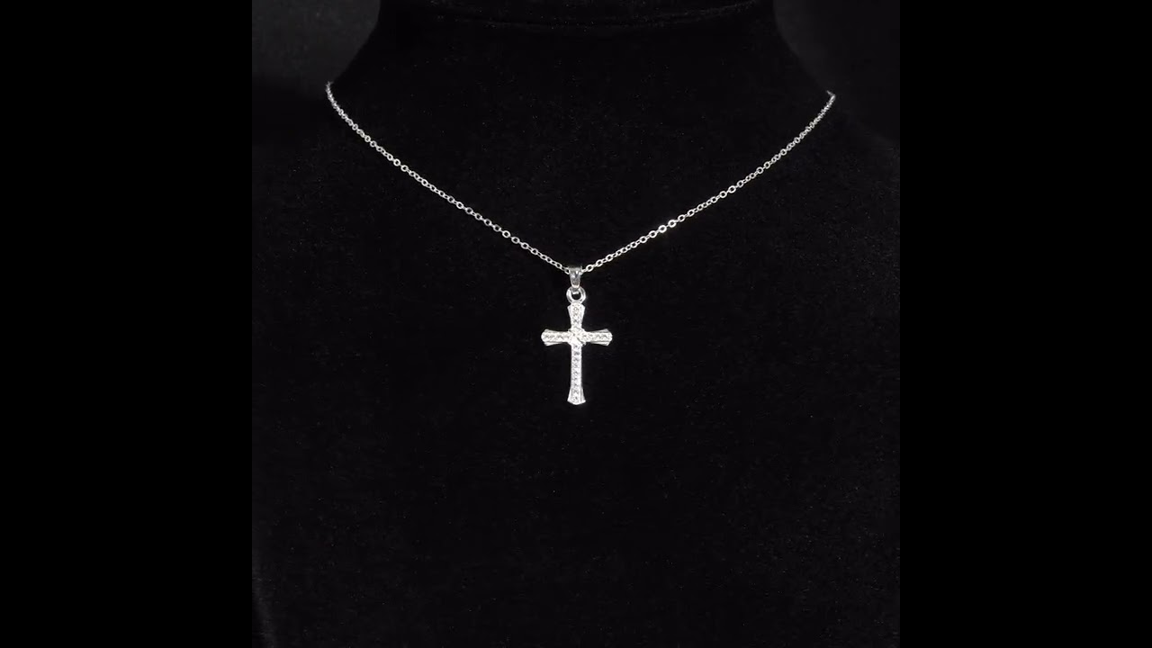 Dây chuyền bạc s925 DCJ185 Chữ thập hộ mệnh Chariot Jewelry