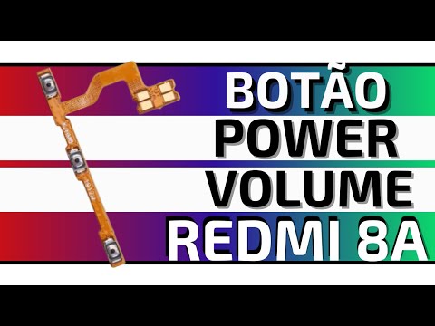 [ Xiaomi Redmi 8A M1908C3KG ] Como Trocar Botoes Power Volume Ligar Flex How to Change Power Volume