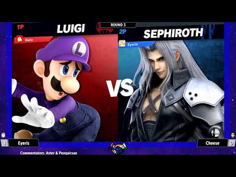 Cheese (Luigi) vs Eyeris (Sephiroth) - SSB India May 3