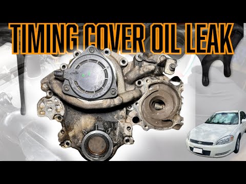 How To Fix Timing Cover Oil Leak GM 3.5L (3500) V6 For 2008 (06-11) Chevrolet Impala FULL DETAIL