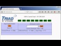 Triad Amp Browser Based Control Panel