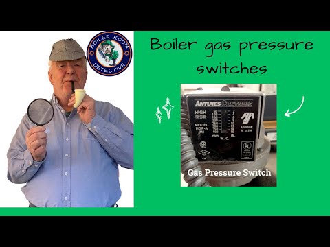 Boiler gas pressure switches