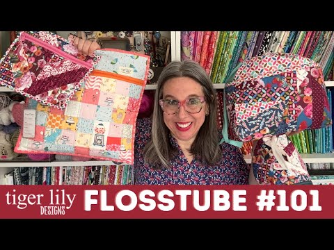 Flosstube 101 - Project Bags Galore with Stitching & Knitting FUN