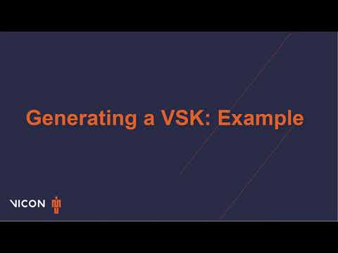ProCalc Tutorials - Generating a VSK