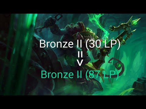 Twitch/Nautilus vs Caitlyn/Lux (Bronze II 30 LP to Bronze II 87 LP)