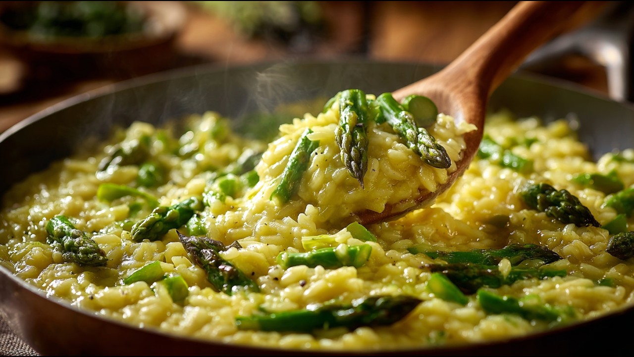 Spring Risotto! Easy, quick, and so delicious you'll make it every day!