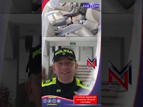 San Pedro de Cartago - Nariño. En vehículo abandonado encuentran 300 kg de mar1huåna.