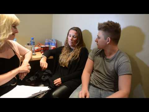SAM BAILEY AND NICHOLAS McDONALD INTERVIEW BACKSTAGE 02 ISLINGTON 2015