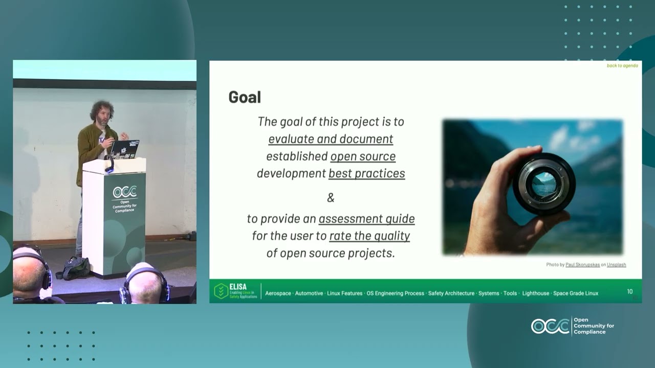 Making open source best practices visible for quality-driven regulated industries