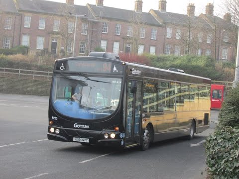 Go North East 5225 NK54NVY on 94 to Gateshead 20160312