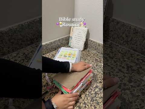 BIBLE STUDY ROUTINE ⭐️📖✝️  • #biblestudy #bible #biblestudytips #dailybiblereading #christian •