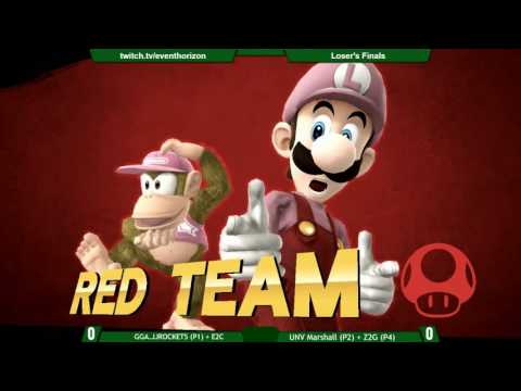 Construct 56 - GGA.JJROCKETS + E2C StarBasedFruit vs UNV MArshall + Z2G - Smash 4 Doubles LF