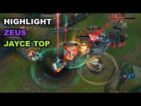 Highlight T1 Zeus Jayce vs WuKong Top  | LOLREPLAYS
