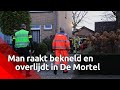 Man komt om het leven na beknelling tussen zijn auto en huis