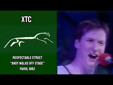 XTC - Respectable Street / Andy walks off stage (Paris, 1982)