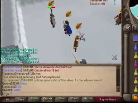 [RS] GodWars Drop Video 450m+!!!!