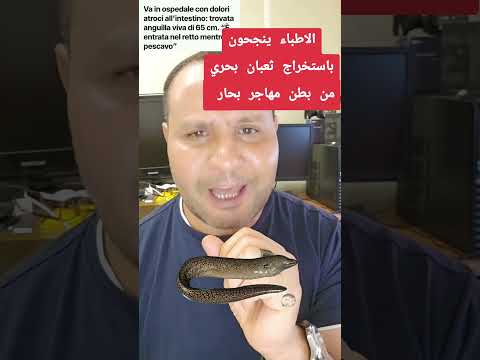 الاطباء ينجحون باستخراج ثعبان بحري من بطن مهاجر في ايطاليا #المغرب #viral #المهاجر #اكسبلور