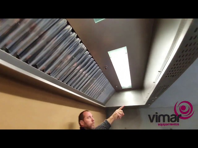 Vídeo relacionado con Campana Con Plenum Extractora Industrial Para Cocinas De Acero Inoxidable Aisi 304 2000X750X700Mm