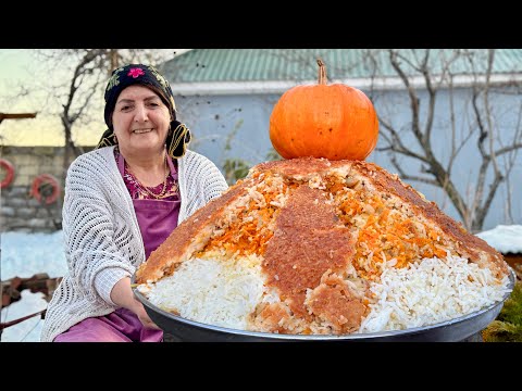 Grandma's Sweet Pumpkin Pilaf Recipe! Traditional Azerbaijani Delicacy