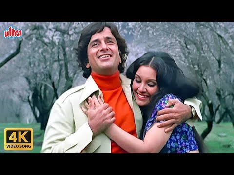 Mukesh Ke Zabardast Gaane - Suhani Chandni Raaten 4K  - Shashi Kapoor Mukti 1977 Songs