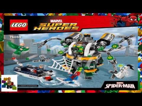 LEGO instructions - Super Heroes - 76059 - Spider-Man Doc Ock's Tentacle Trap