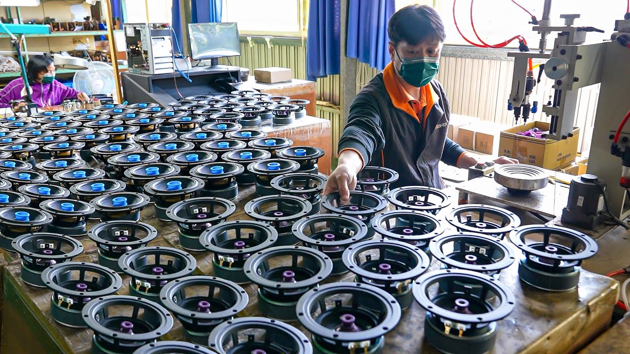 Hi-End Floor Standing Speaker Production Process / 落地揚聲器製作過程 (音響製造) - Taiwan Speaker Factory
