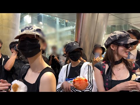 QWER 대만에서 귀국한 WEr 인천 국제공항 직캠 4k 250615 by reBirth