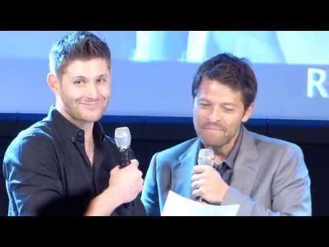 Jensen and Misha panel. Part 4. JIB 5. "a kiss"