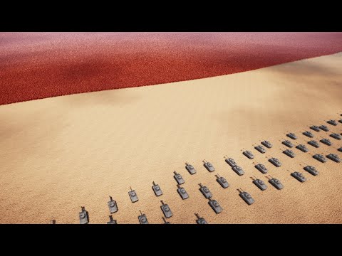 2.5 Million Spartans Vs 300 Sherman Tank | Ultimate Epic Battle Simulator 2 | UEBS2