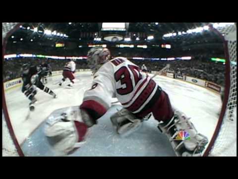 Cam Ward diving glove save (2006 Stanley Cup Finals - Oilers vs. Hurricanes)