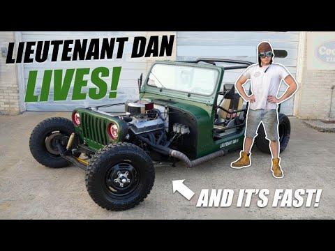 I Call My Jeep Lieutenant Dan 'Cause it Ain't Got No Legs