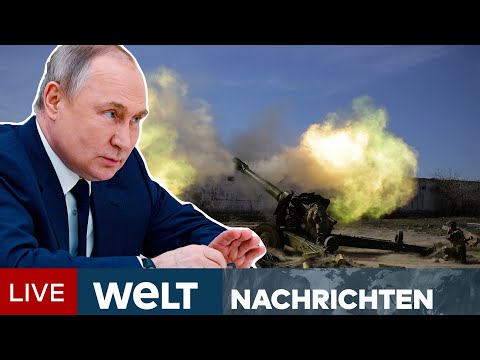 PUTINS KRIEG: Hochspannung vor Cherson-Offensive - Putin nennt Ukraine US-Rammbock | WELT Newsstream