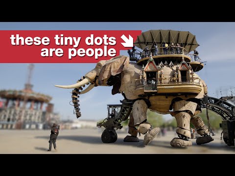 法國機械島上的巨型機械大象！ (I rode a giant mechanical elephant. You can too.)