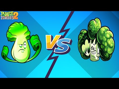 Epic fight between BonkChoy and Blockoli in Plants vs Zombies 2