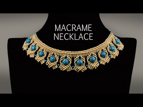 Macramé Double Wave Bracelet Beautiful Blue Danube by Strauss