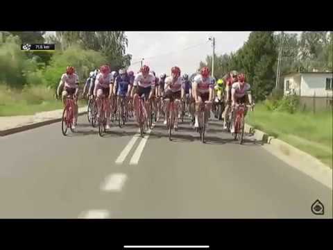 Tour de Pologne hołd dla zmarłego Bjorg Lambrecht etap 4. Jaworzno - Kocierz