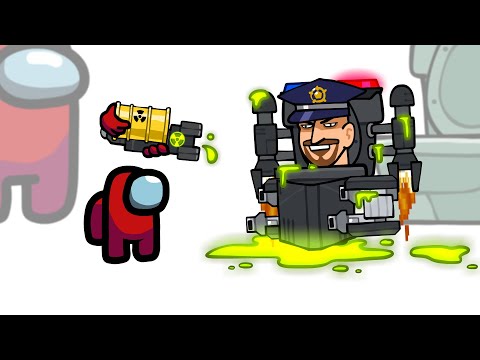 Mini Crewmate Kills Skibidi Toilet Characters - Part 10 | Among Us