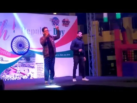 Live Performance Of Now Enough By 'TheRS' & Mr  Dhingan @DELHI Metro Walk Mall