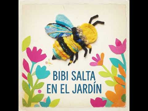 Bibi salta en el jardín