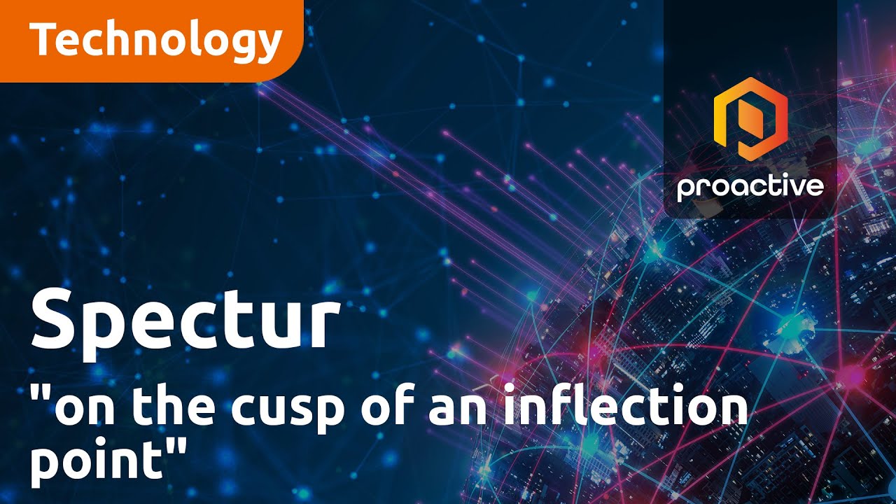 Spectur "on the cusp of an inflection point"