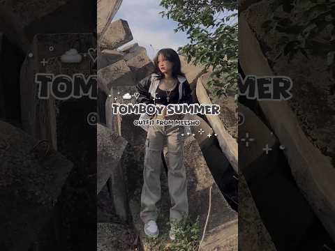 🤍Tomboy summer outfit from meesho 🤍Link in my bio 🖇️🔗#meeshodress #tomboy #outfitideas