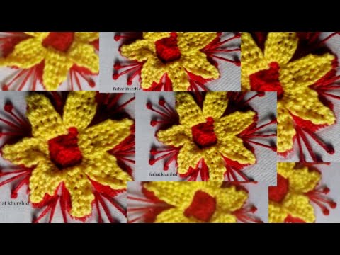New Trick  Beautiful Flower Hand Embroidery Design