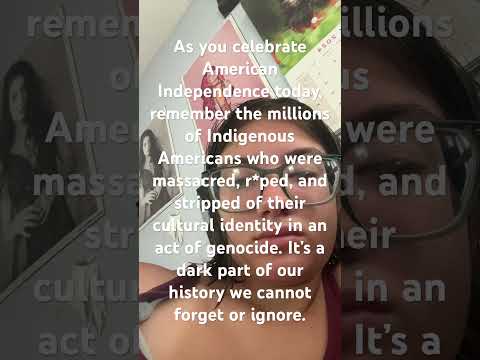 Remember all the Indigenous lives who were lost in the creation of America. #fourthofjuly #landback