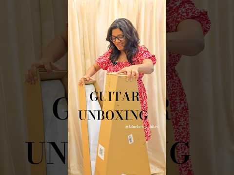 I gifted myself a guitar 🎸 ✨️ Yamaha F280 Unboxing video #music #guitar #unboxing #unboxingvideo
