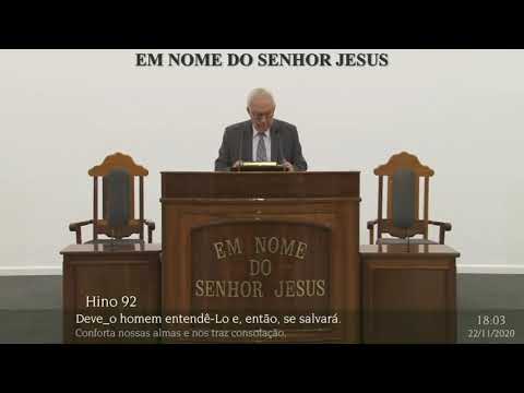 CCB HINO 92   O SANTO EVANGELHO