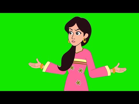 Green Screen talking Cartoon Video | green screen cartoon character | Cartoon Master.