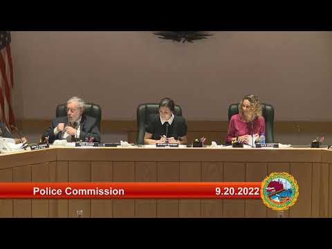 9.20.2022 Police Commission