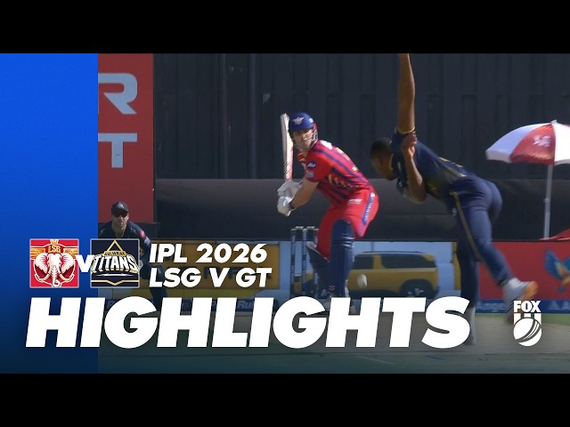 Lucknow Super Giants v Gujarat Titans I Match Highlights I IPL 2026 Game 19 I Fox Cricket Lucknow Super Giants v Gujarat Titans I Match Highlights I IPL 2026 Game 19 I Fox Cricket