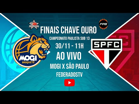 FINAIS CHAVE OURO | SUB 13 | MOGI X SÃO PAULO | AO VIVO | Direto do Hugo Ramos – 11:00HRS
